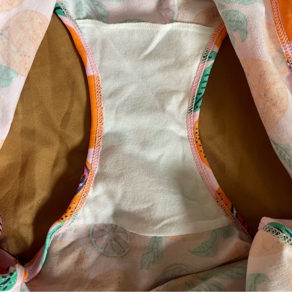 NWT NO BOUNDARIES Bikini Cotton Orange Print Lightweight Panties - Intimates - Picture 6 of 6